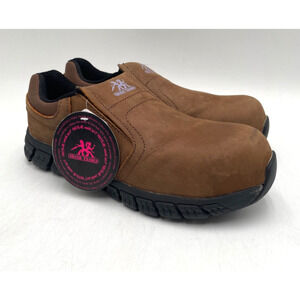 MOXIE TRADES Mary II SD Women's NEW Comp-Toe Work Shoe Brown US Size 8.5 NO BOX